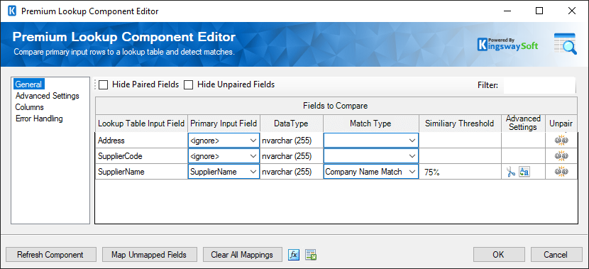 Premium SSIS Lookup